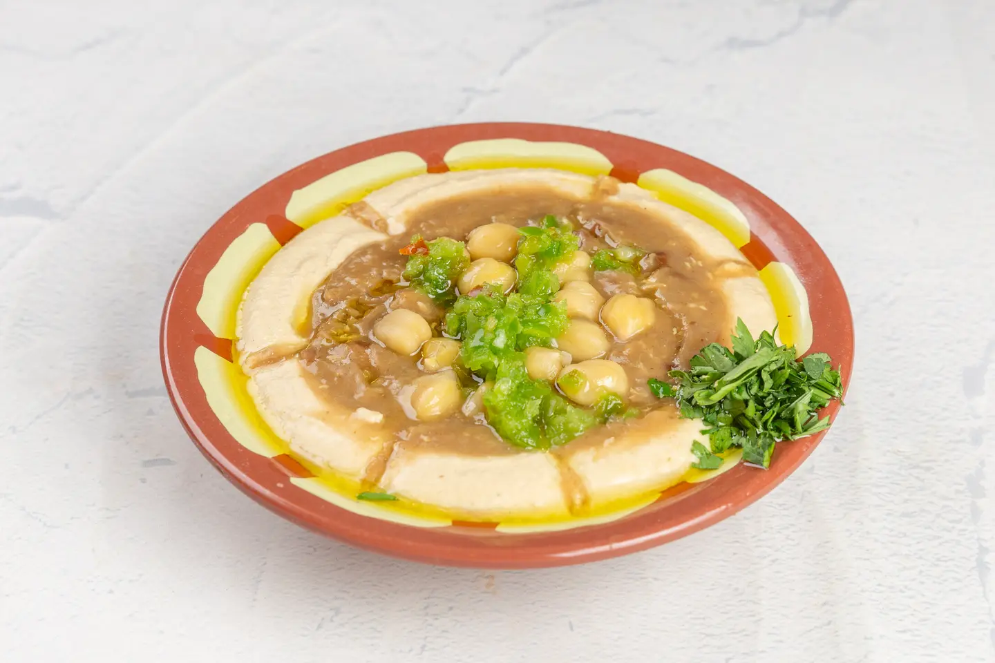 حمص مع الفول - محلى