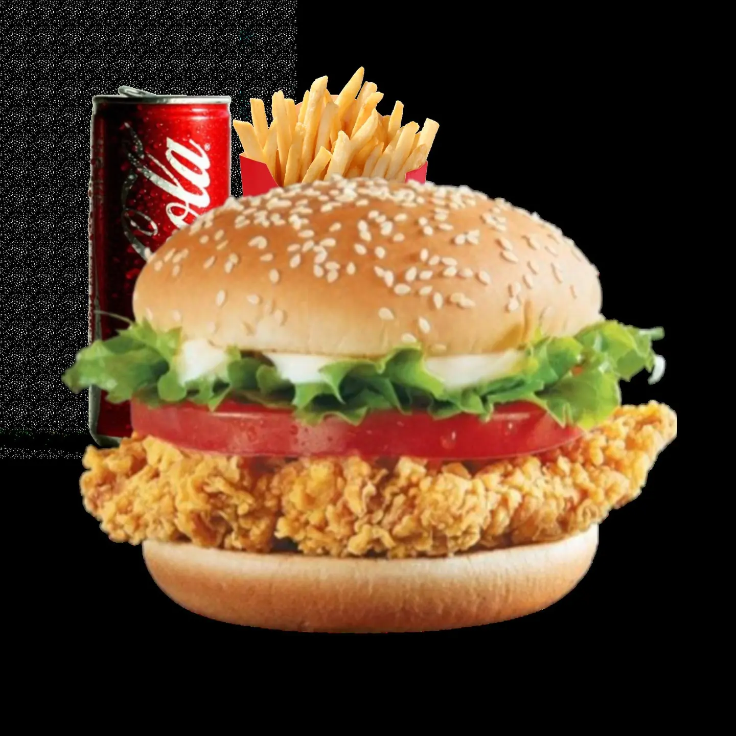 Meal With Crispy Cheese - Double Meal