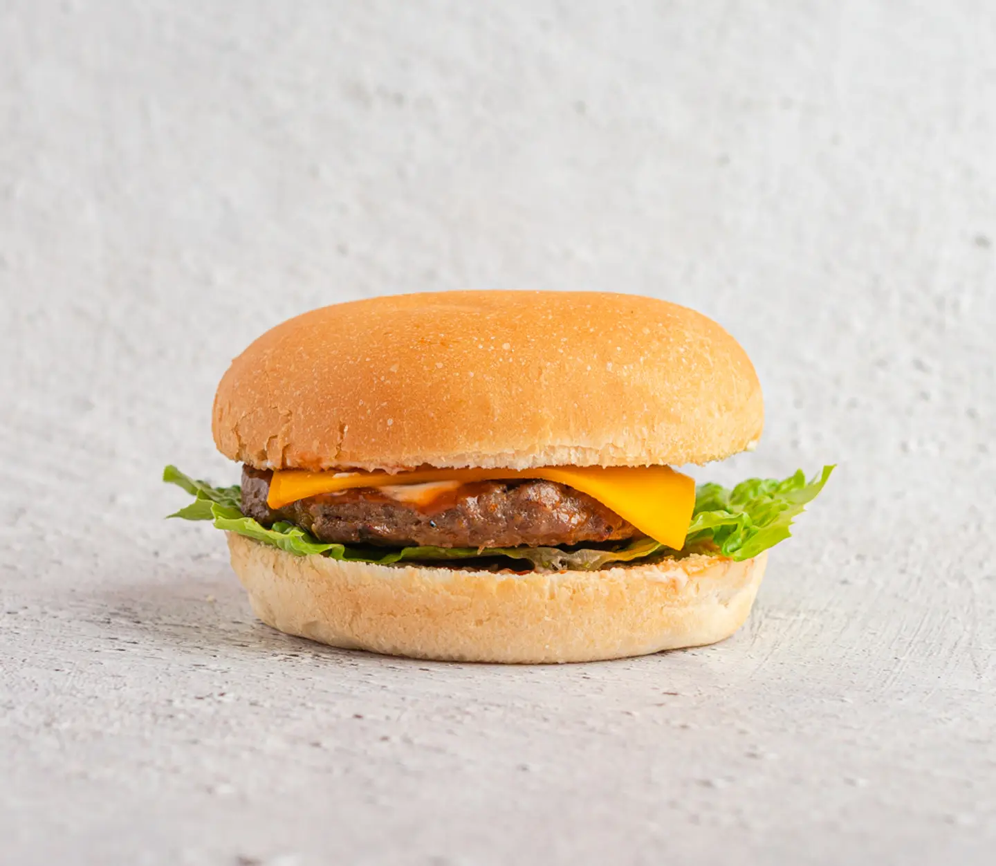Beef Burger With Cheese - Sandwich