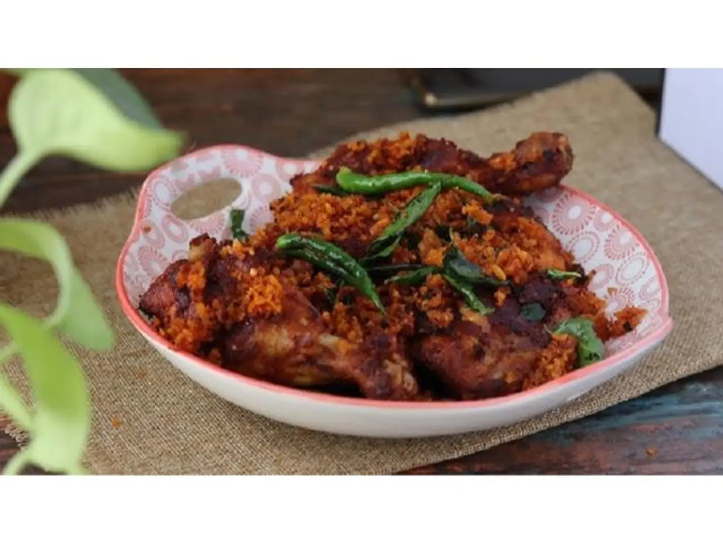 دجاج بايولي مقلي جاف - نصف