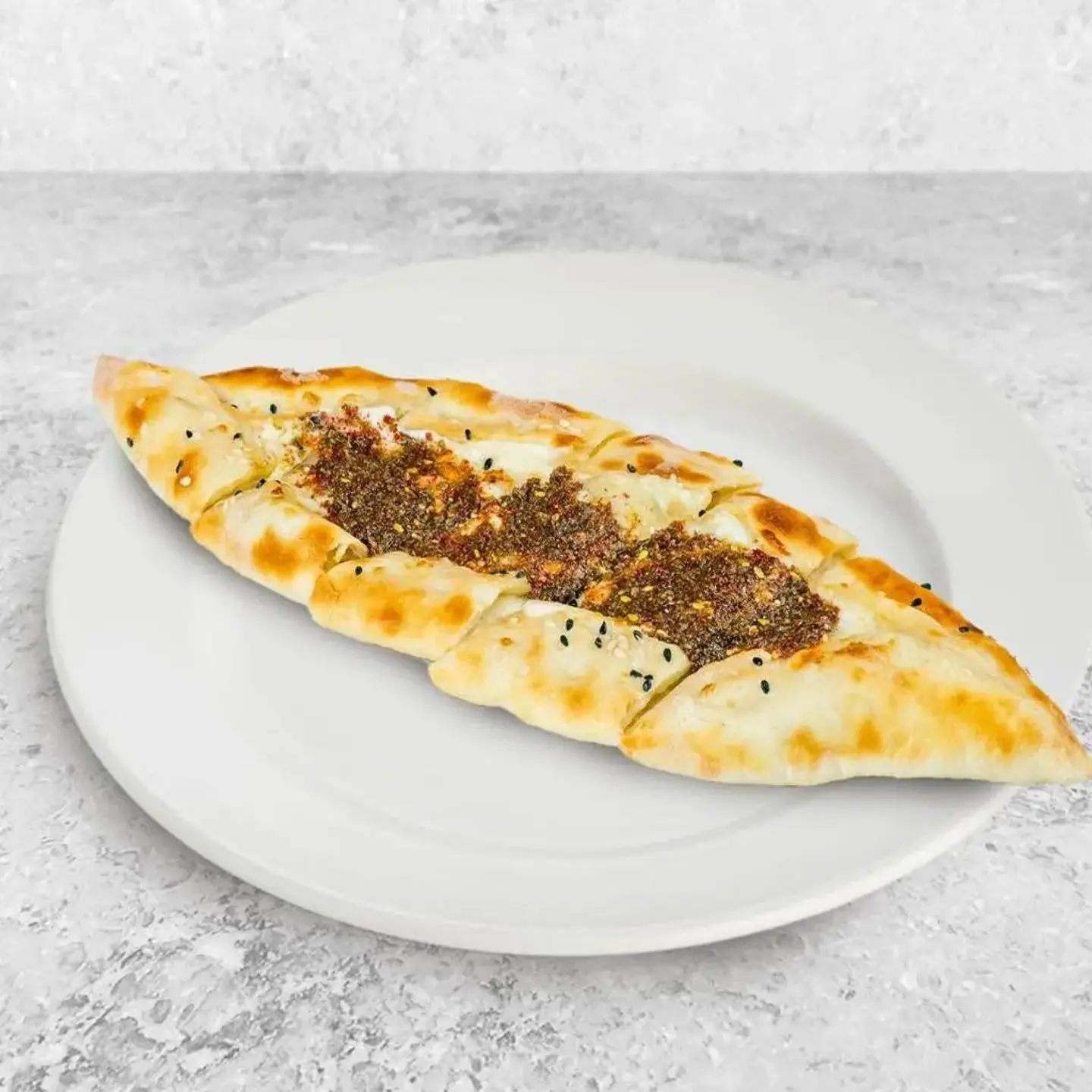 جبن سائل بالزعتر - ساده