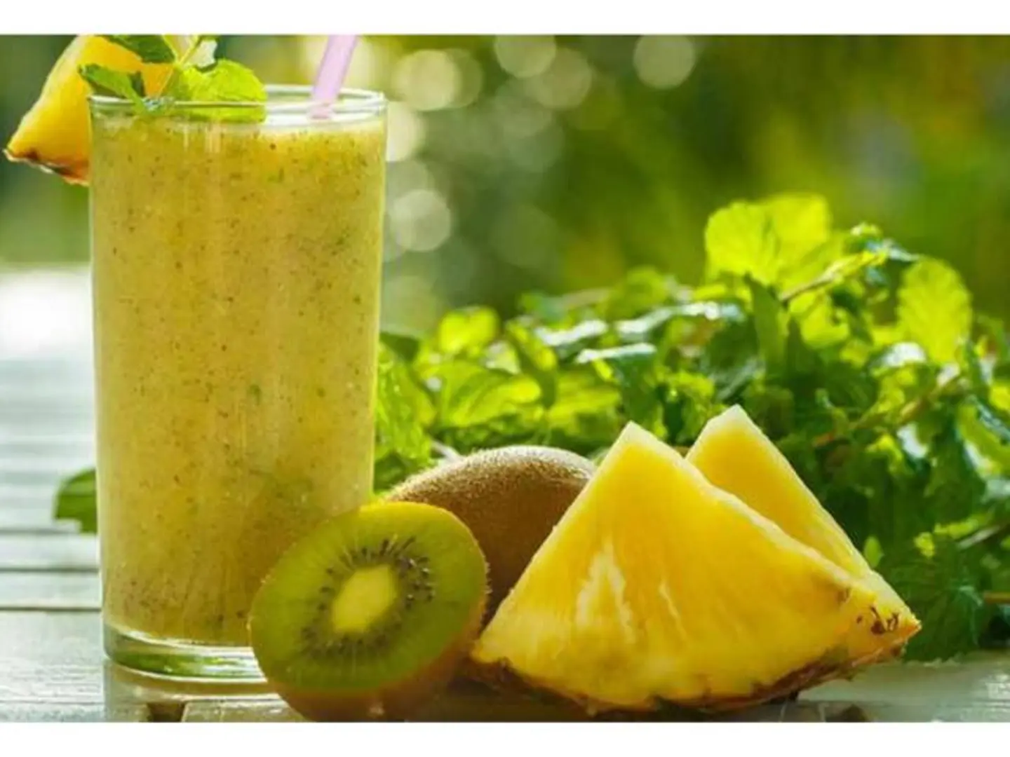 كيوي وأناناس - وسط