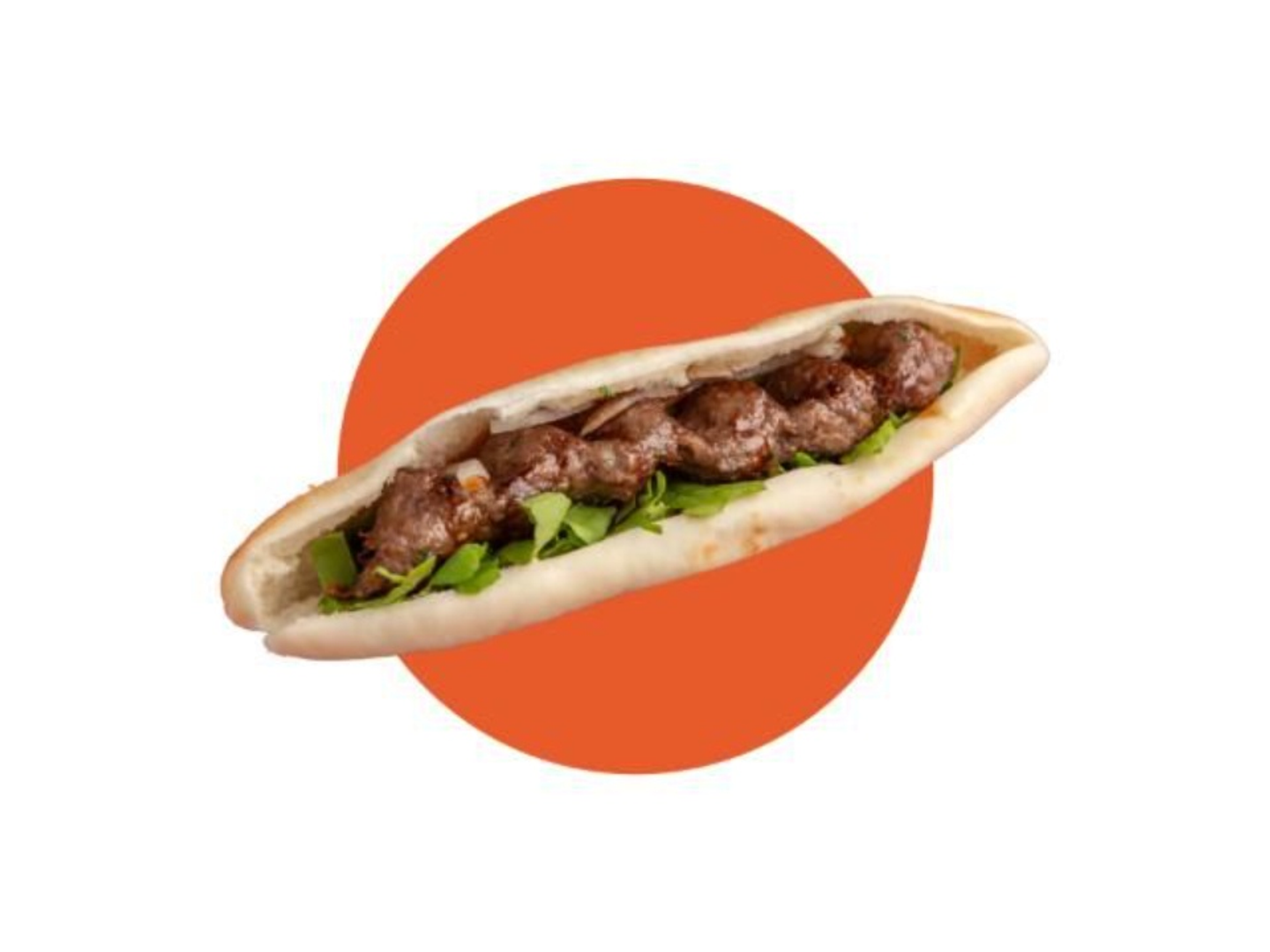 Beef Kebab Sandwich - Regular