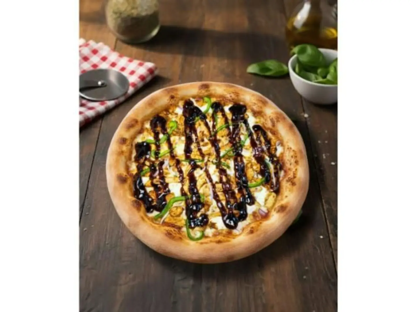 بيتزا دجاج باربكيو - صغير