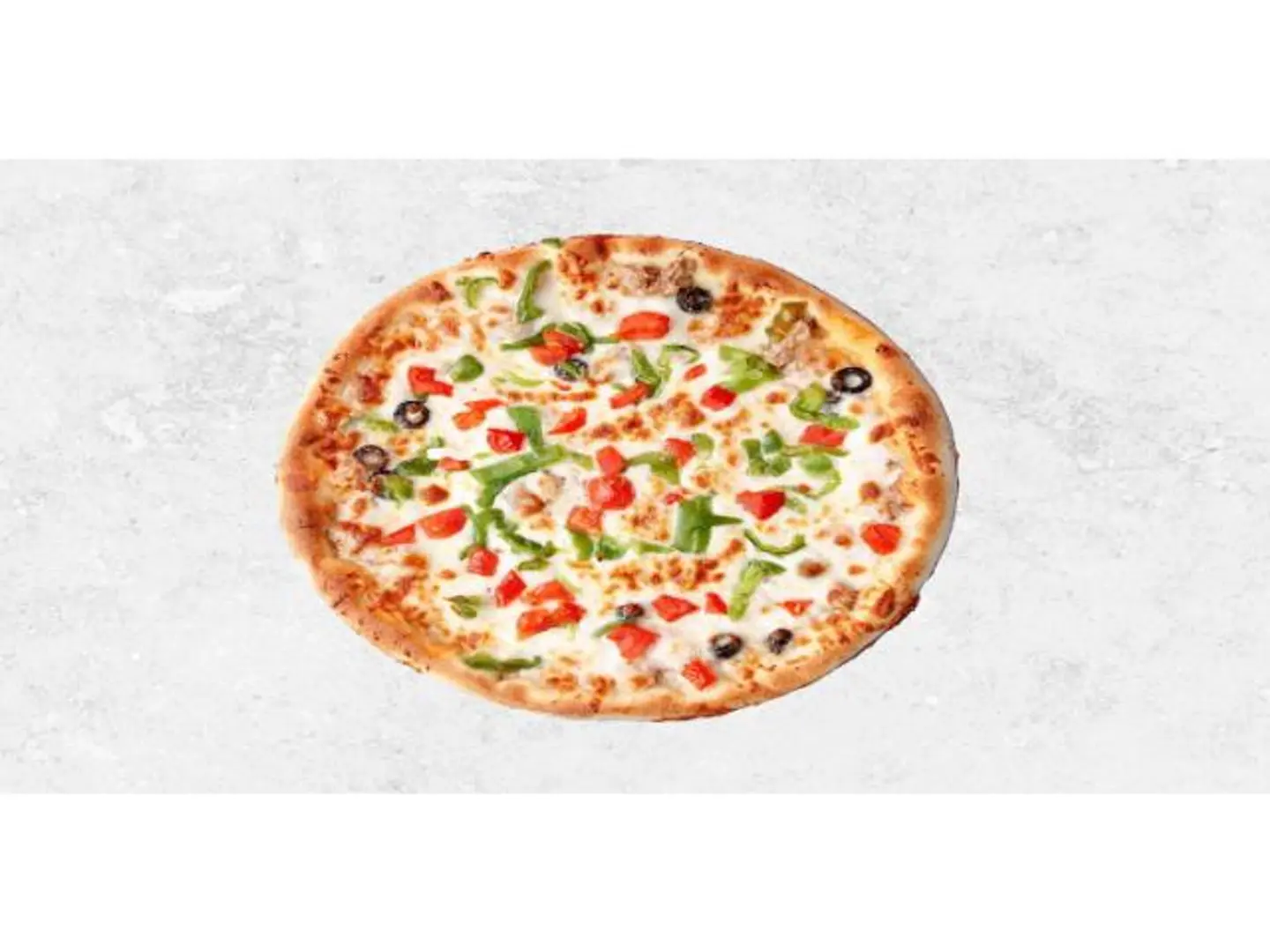 بيتزا خضار اطراف جبن - صغير