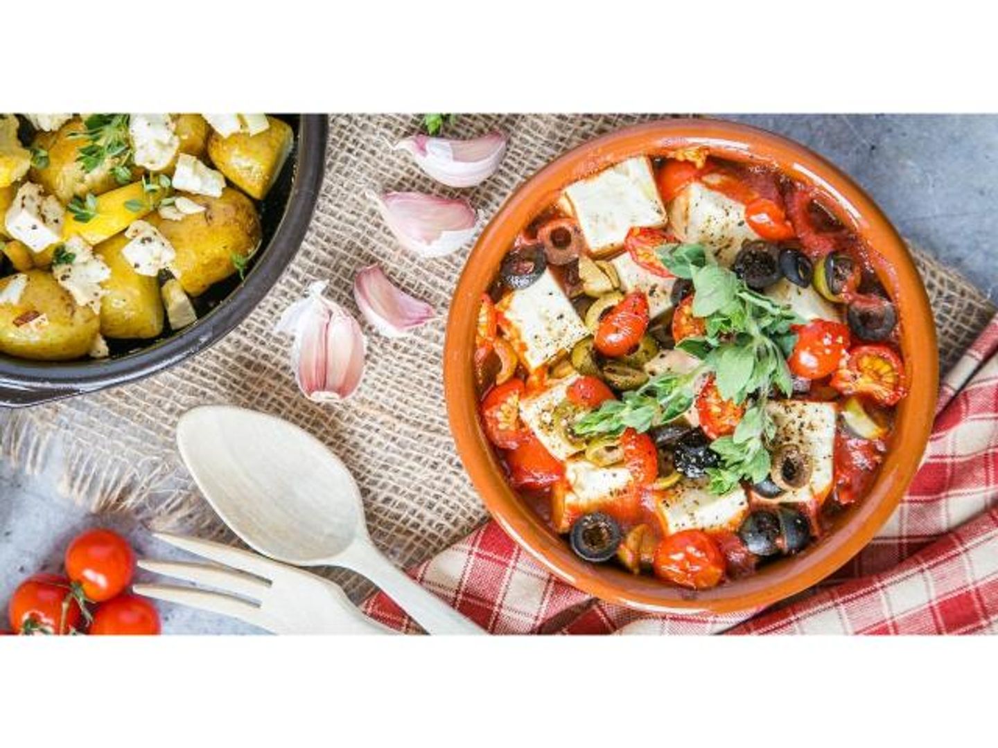 صحن جبنة بالطماطم باردة - صغير