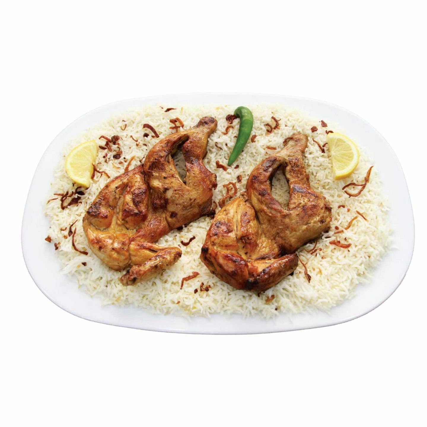 دجاج مظبي - نص حبة دجاج