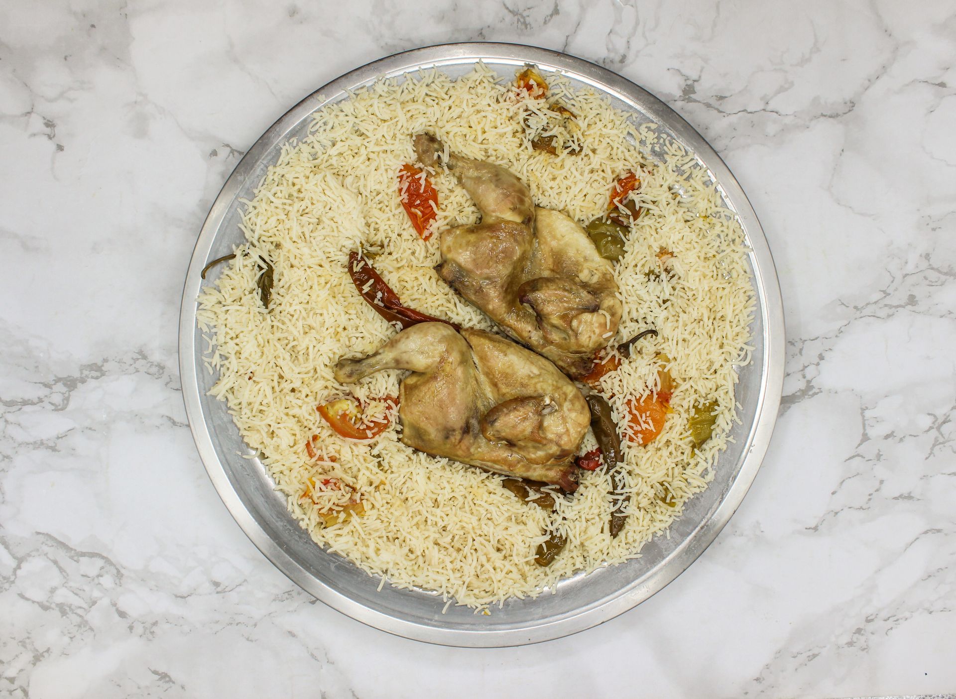 دجاج مندي حساوي - دجاج مندي حساوي-نص حبة دجاج