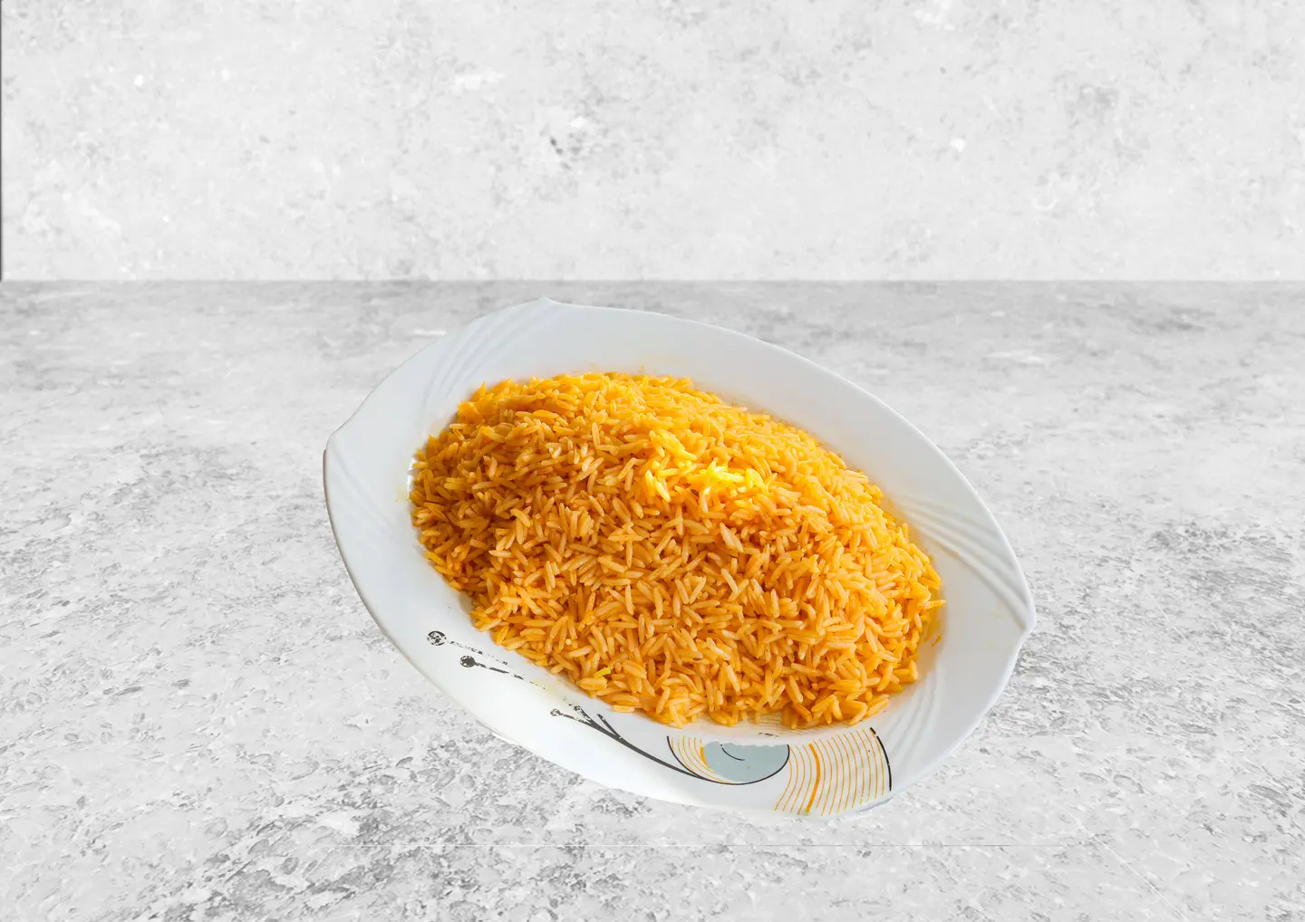 صحن أرز  - أرز بالزعفران