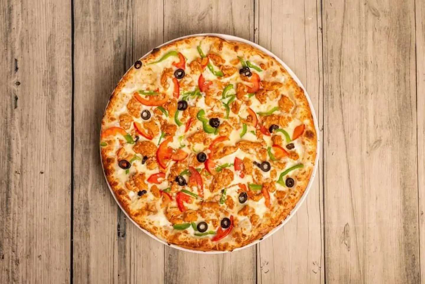 Chicken Shawarma With Vegetables Pizza - Medium