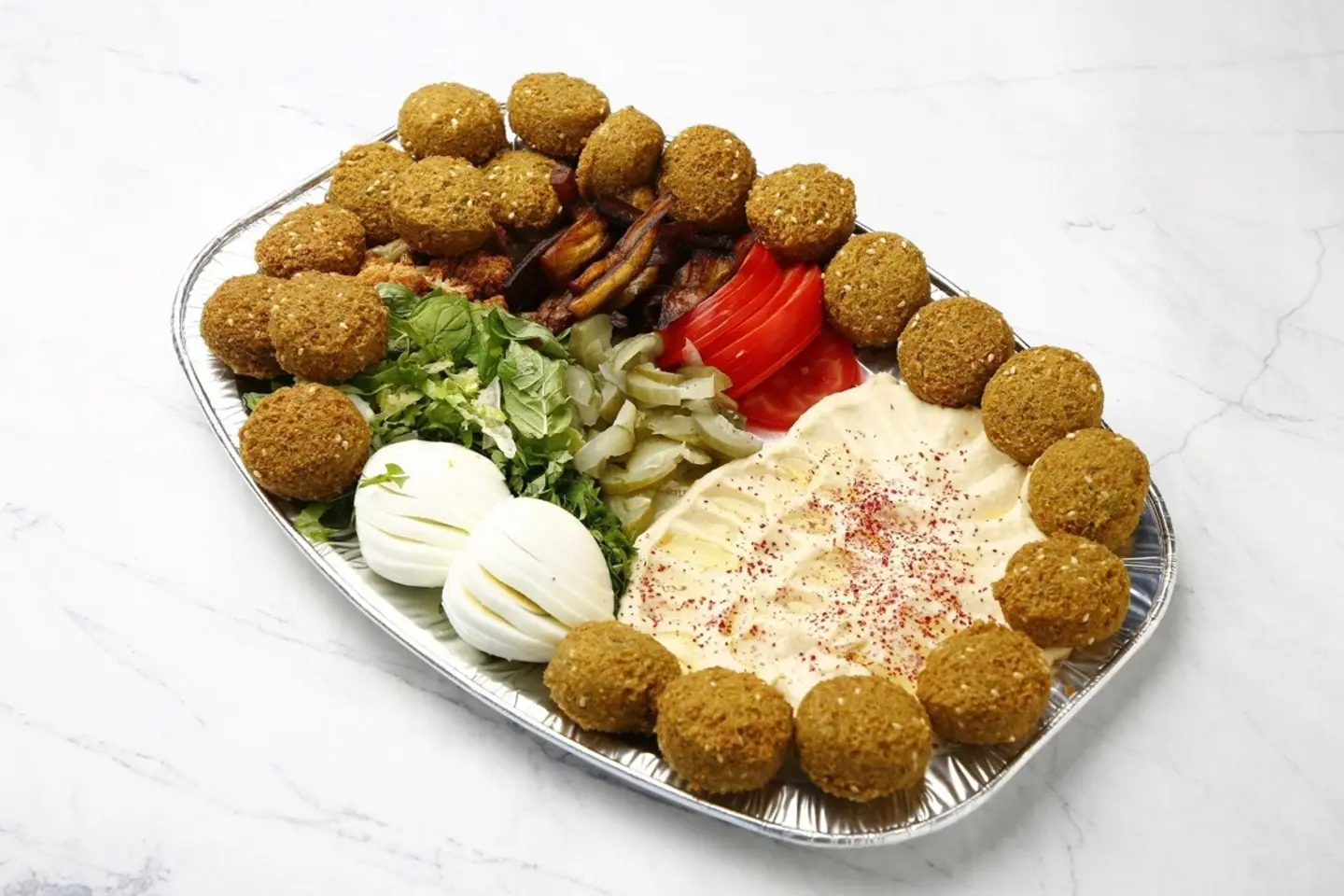 صحن وجبة فلافل - صغير