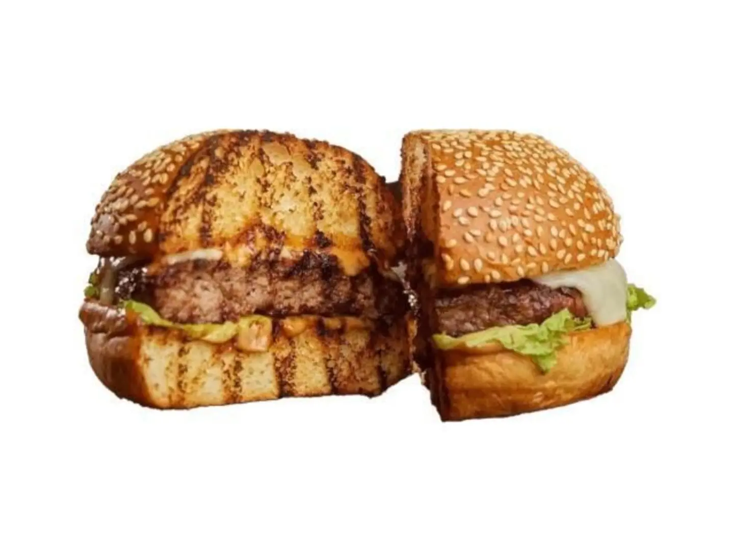 برجر مشوي لحم صحي - صغير