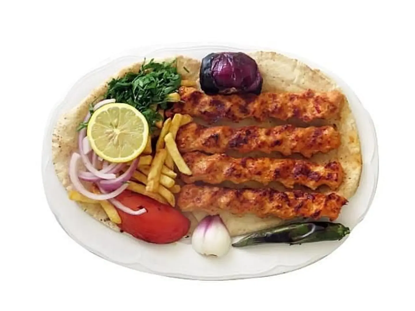 اسياخ كباب دجاج - 5 اسياخ