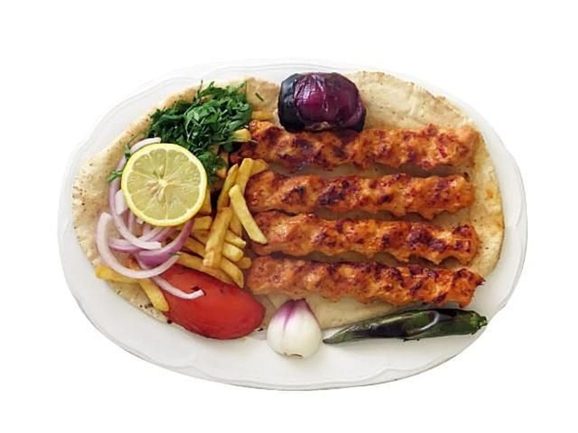 اسياخ كباب دجاج - 5 اسياخ