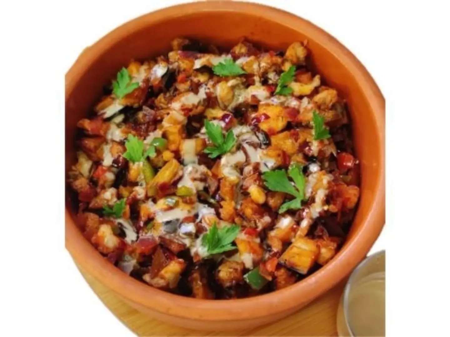 Halloumi And Eggplant Hamsa - Small