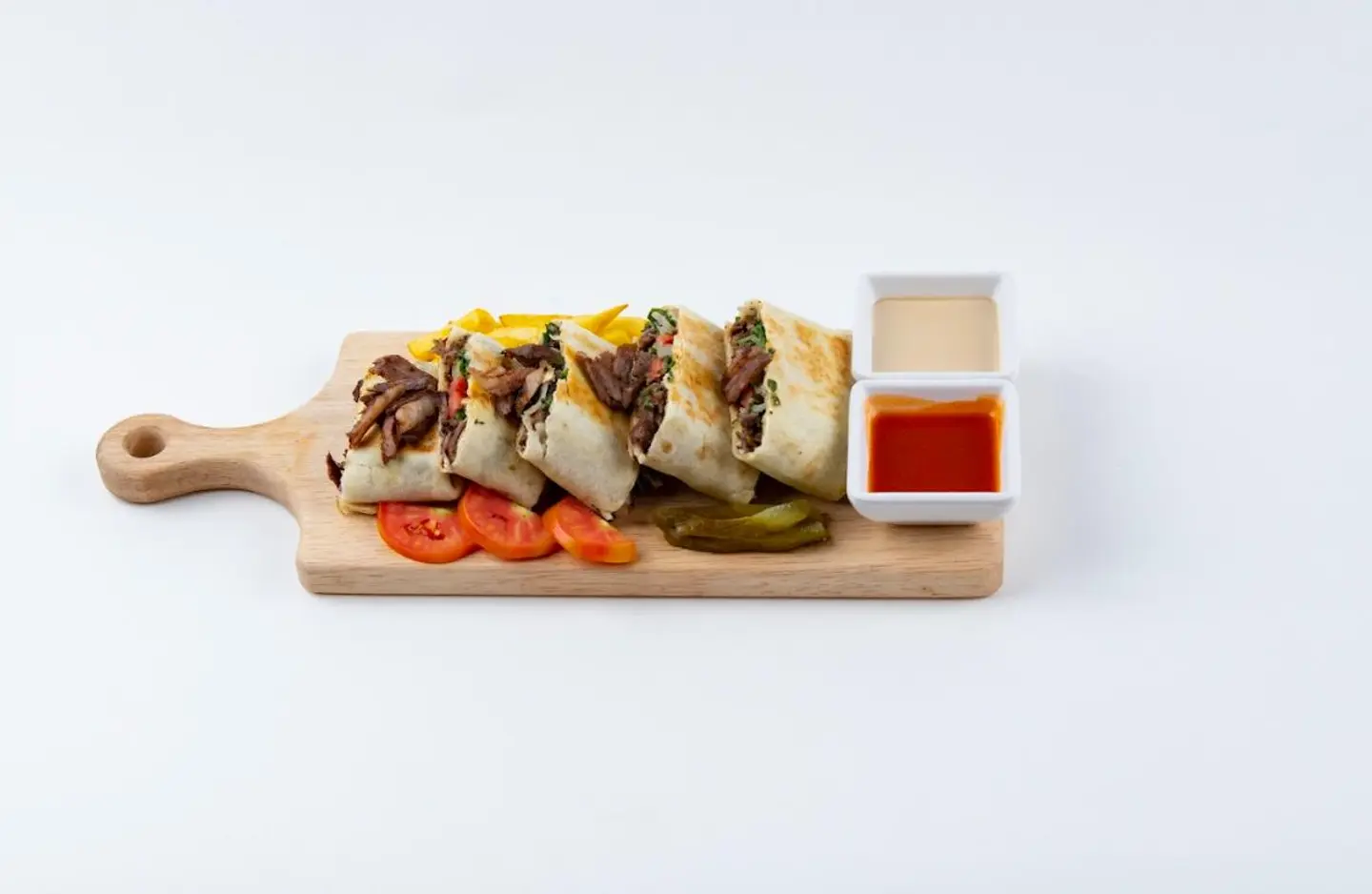 صحن عربي وسط لحم - عادي