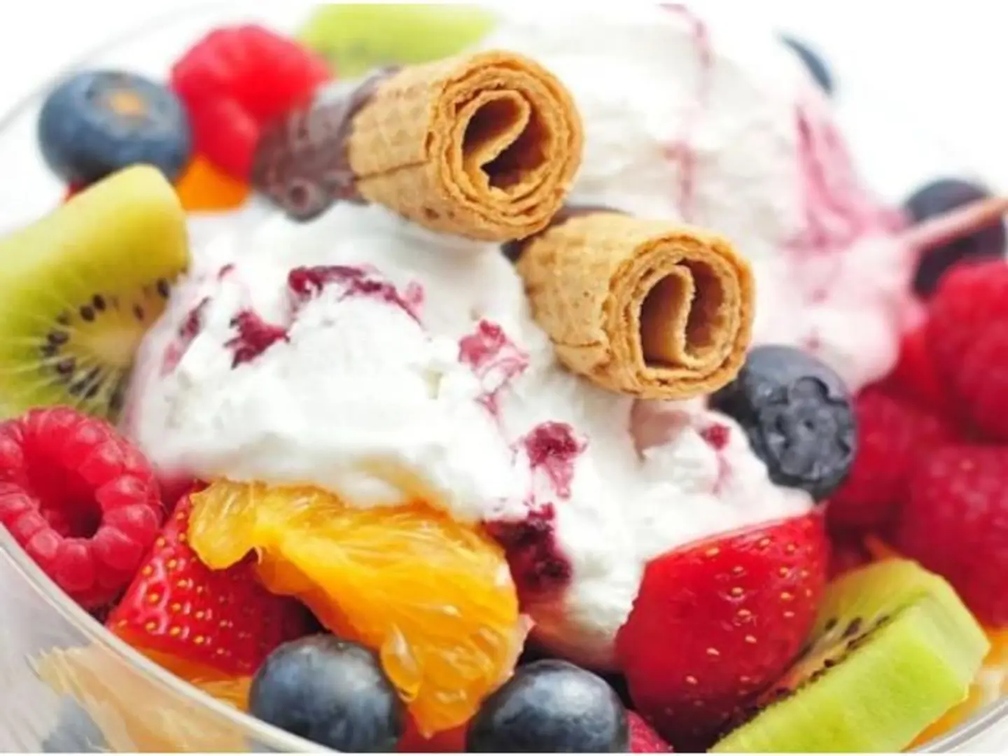 سلطة مع آيس كريم - صغير