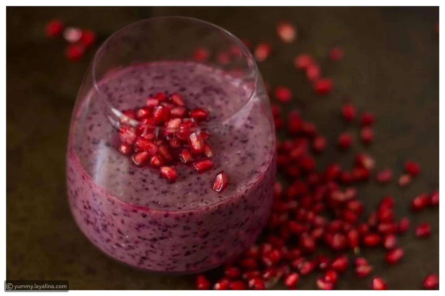 Pomegranate Smoothie - Medium