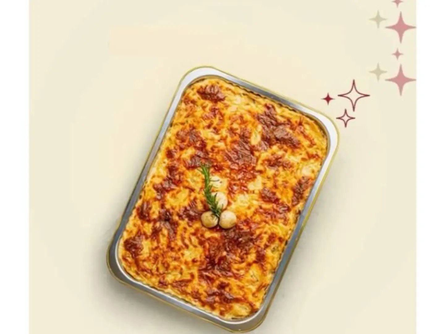 Lasagna With Meat - Box For 2 Persons