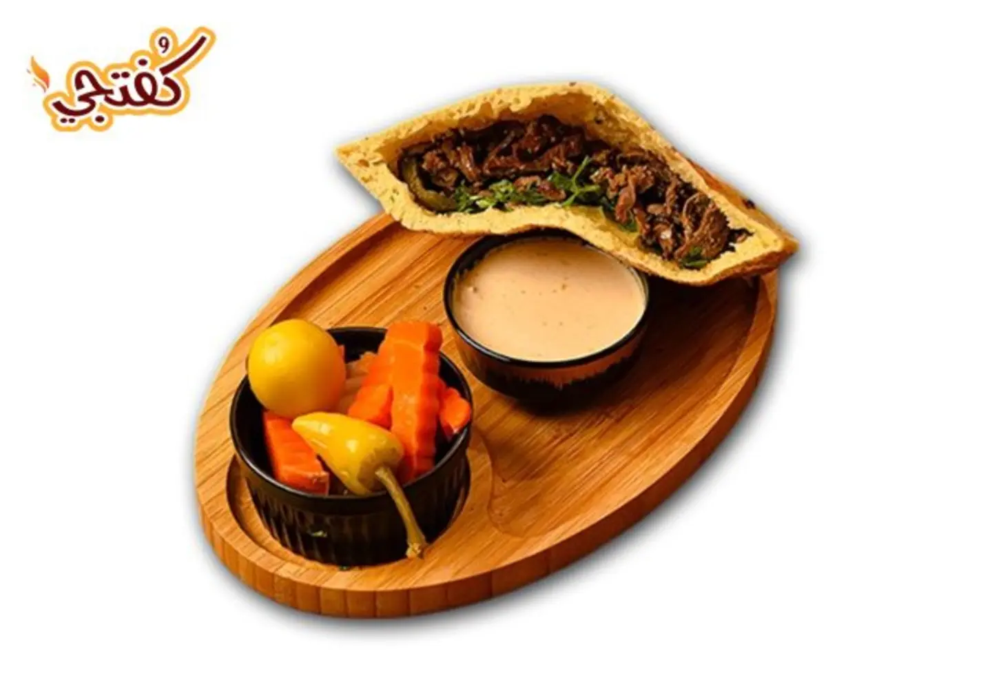 ساندوش كبدة اسكندراني - خبز بلدي