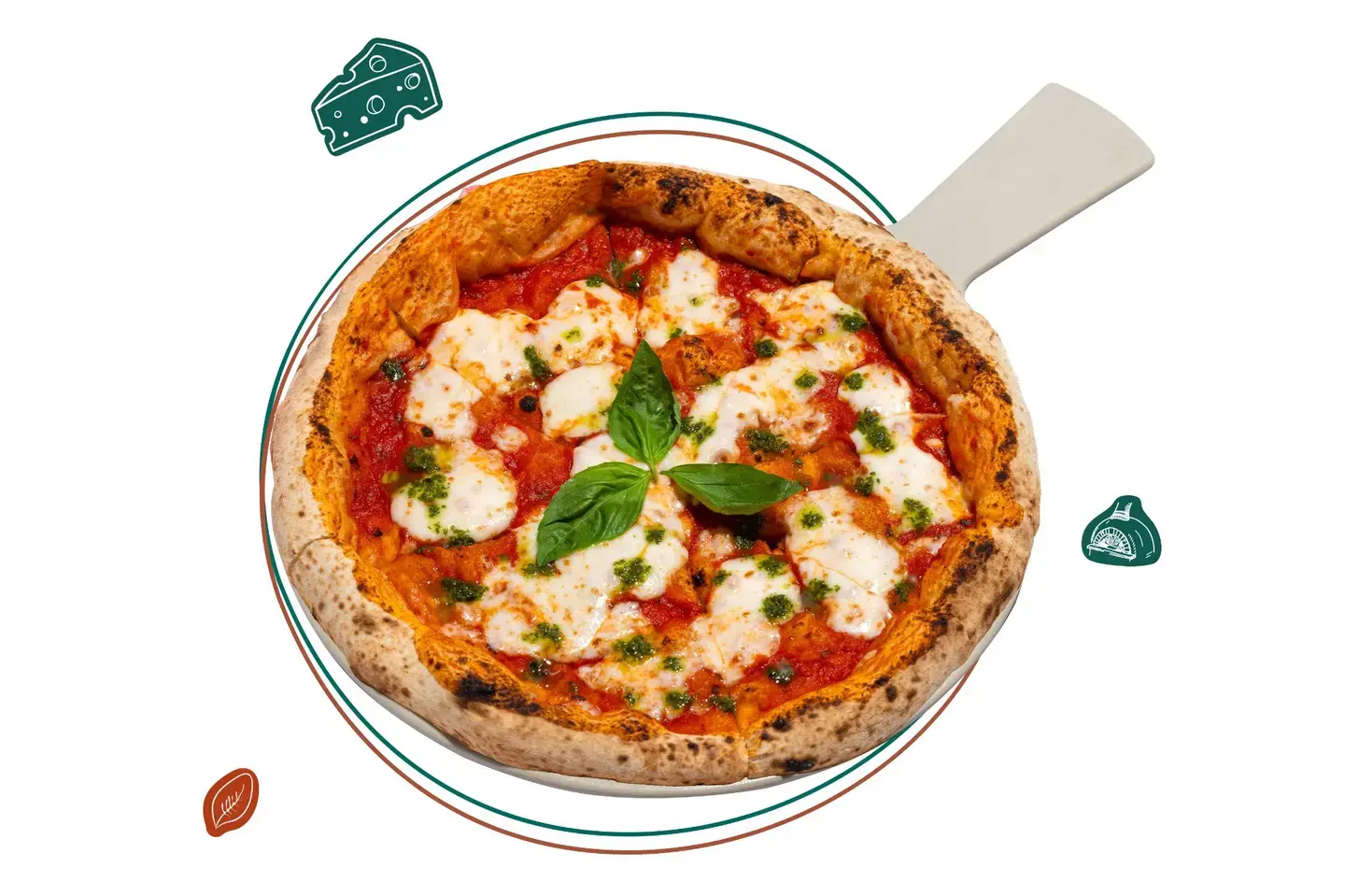 بيتزا نابولي مارجريتا - وسط