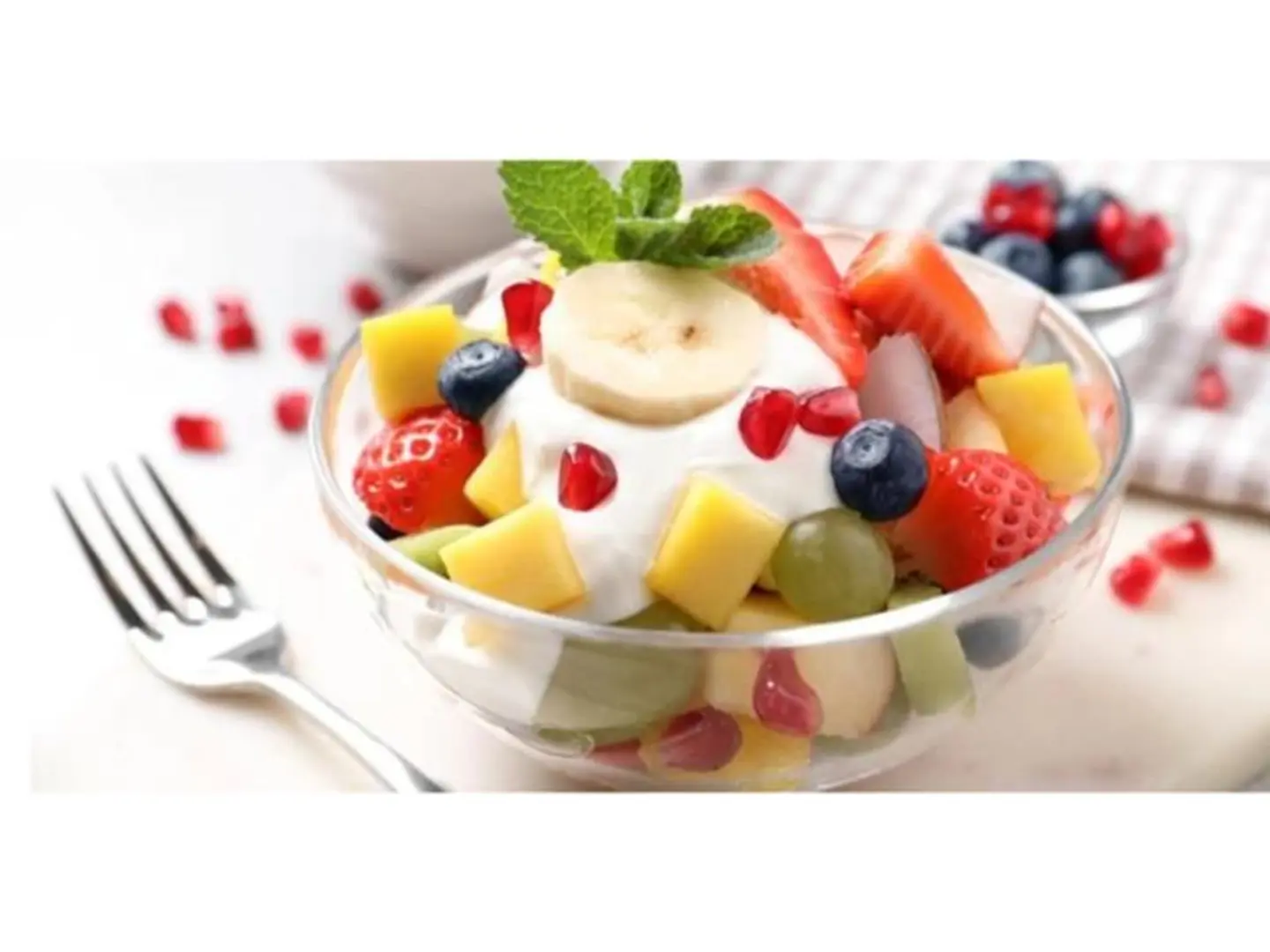Fruit Salad With Cream - Medium Cup