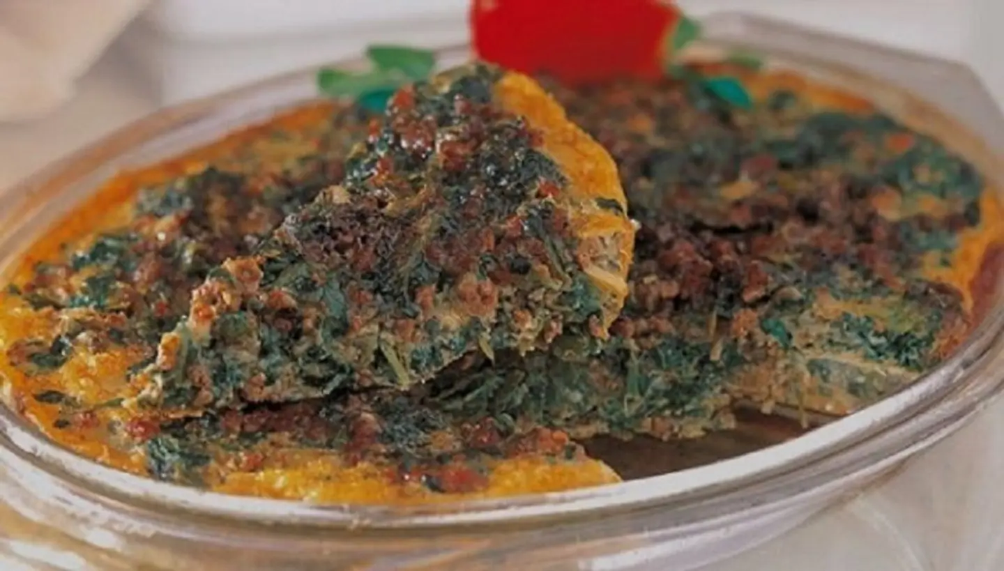 Meat With Spinach - Large