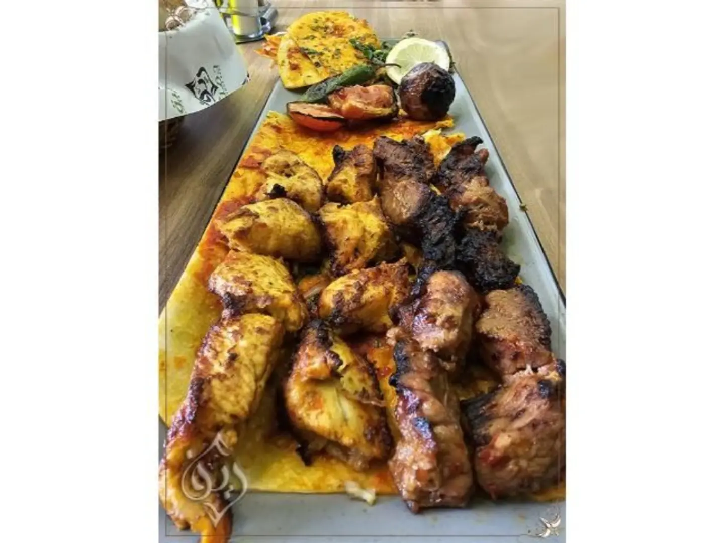 مشكل أوصال لحم ودجاج - طبق