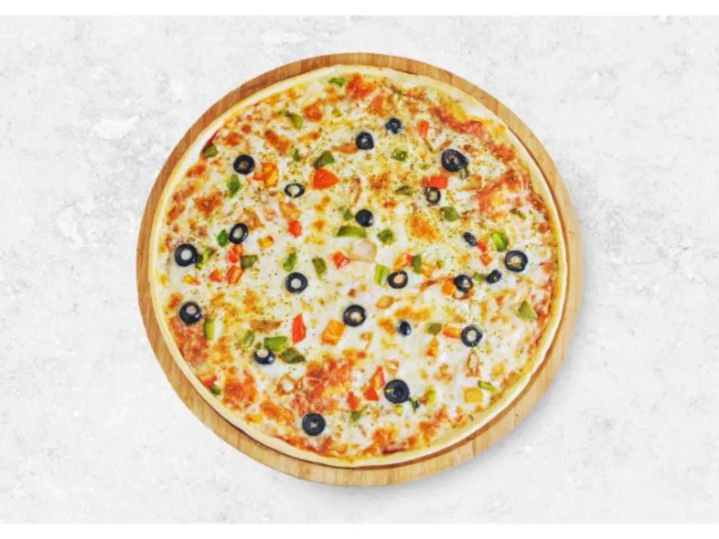 بيتزا فطر مع خضار - كبير