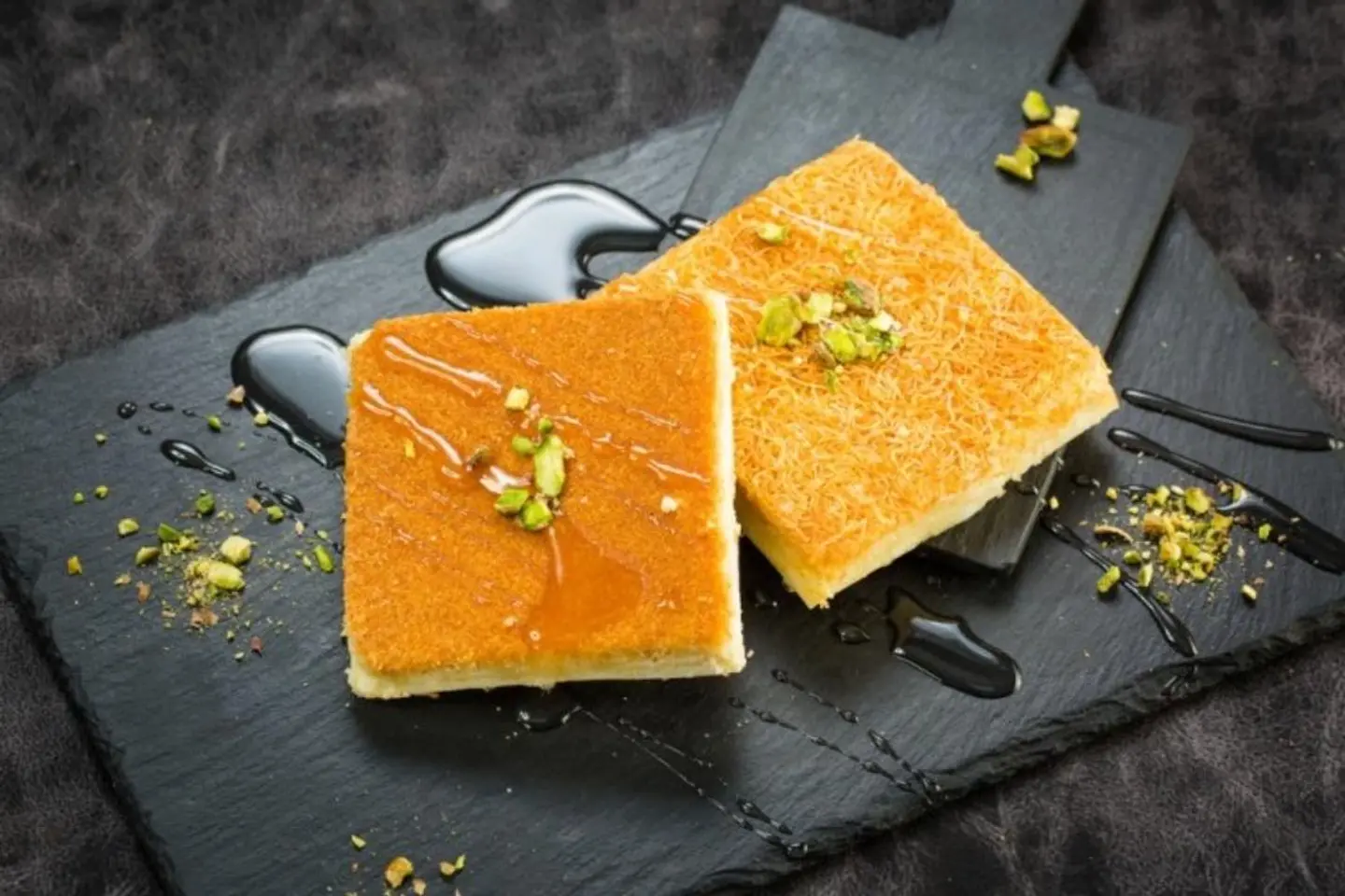 Kunafa With Cream And Raffaello - Small