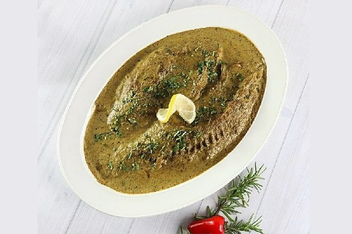 سمك هامور بالفرن - 800 جرام
