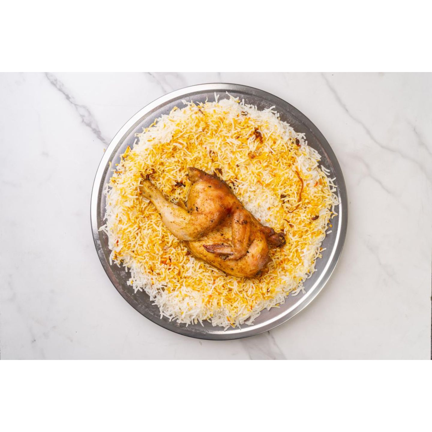 دجاج حنيذ - دجاج مندي-نص حبة دجاج