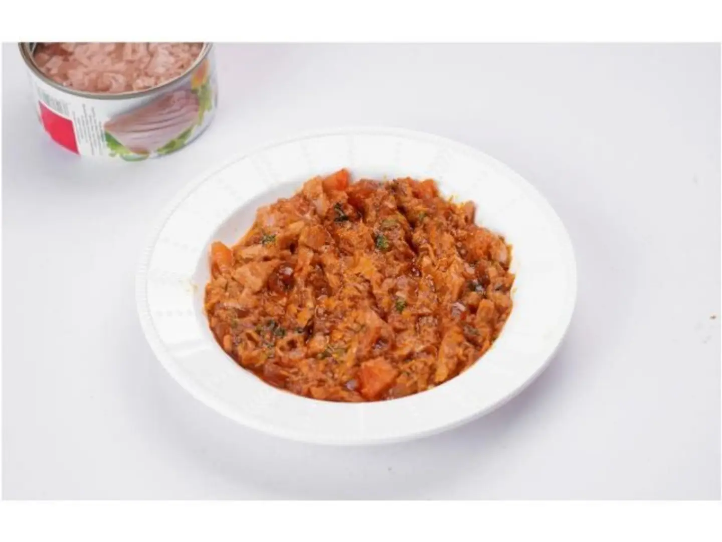 صحن تونة - وسط