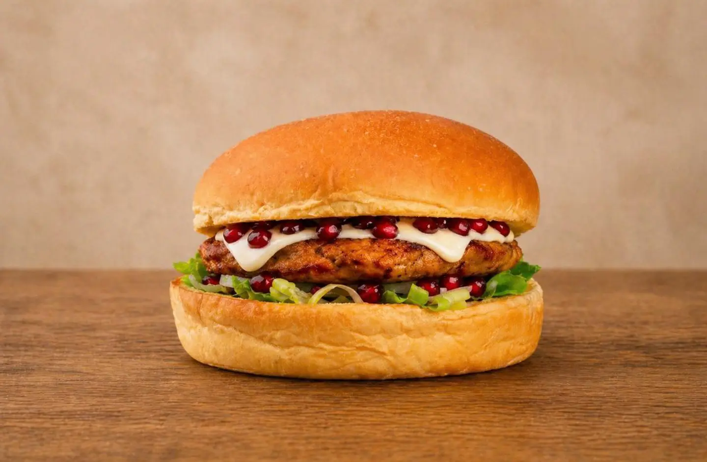 Mr. Pomegranate Burger - Sandwich