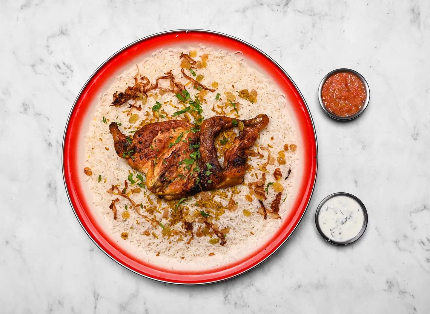 دجاج مضبي - ربع دجاجة