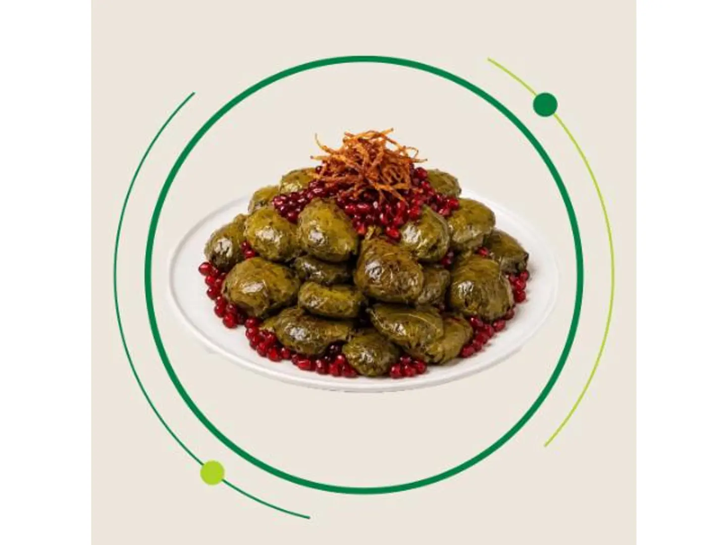 Stuffed Grape Leaves Kibbeh - 10 Pieces