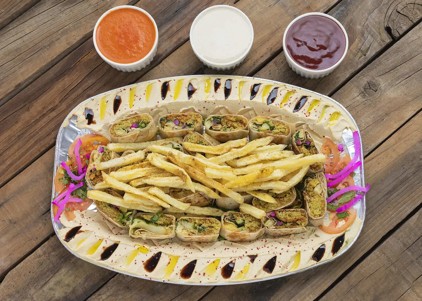 صحن عربى فلافل  - صغير