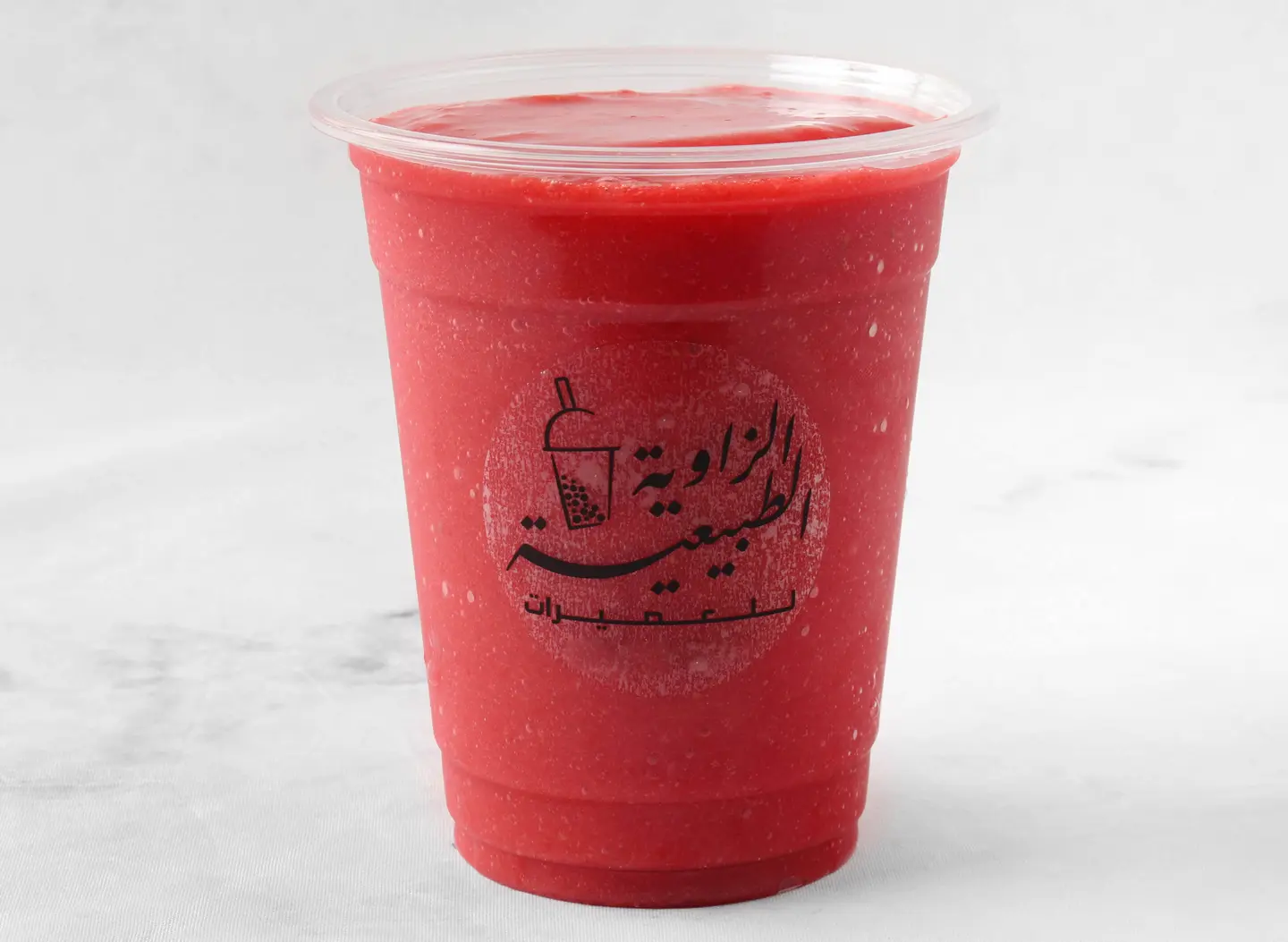 عصير سموثي فراولة وتوت - وسط