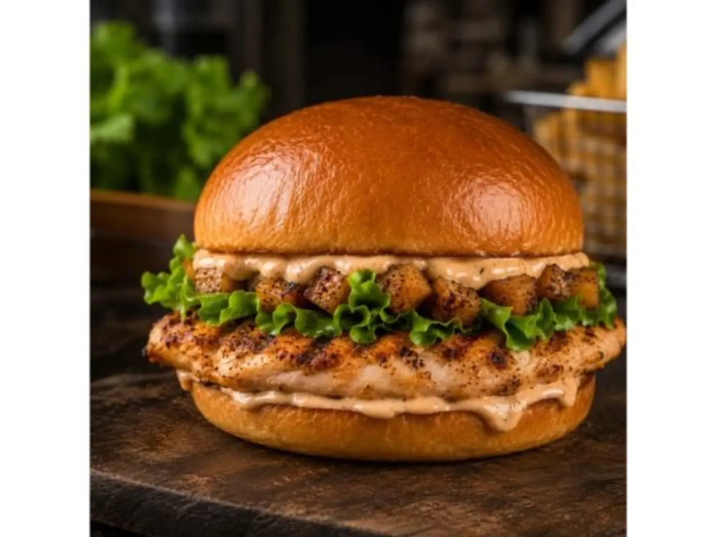 Chicken Burger - Chicken Burger 1 Slices