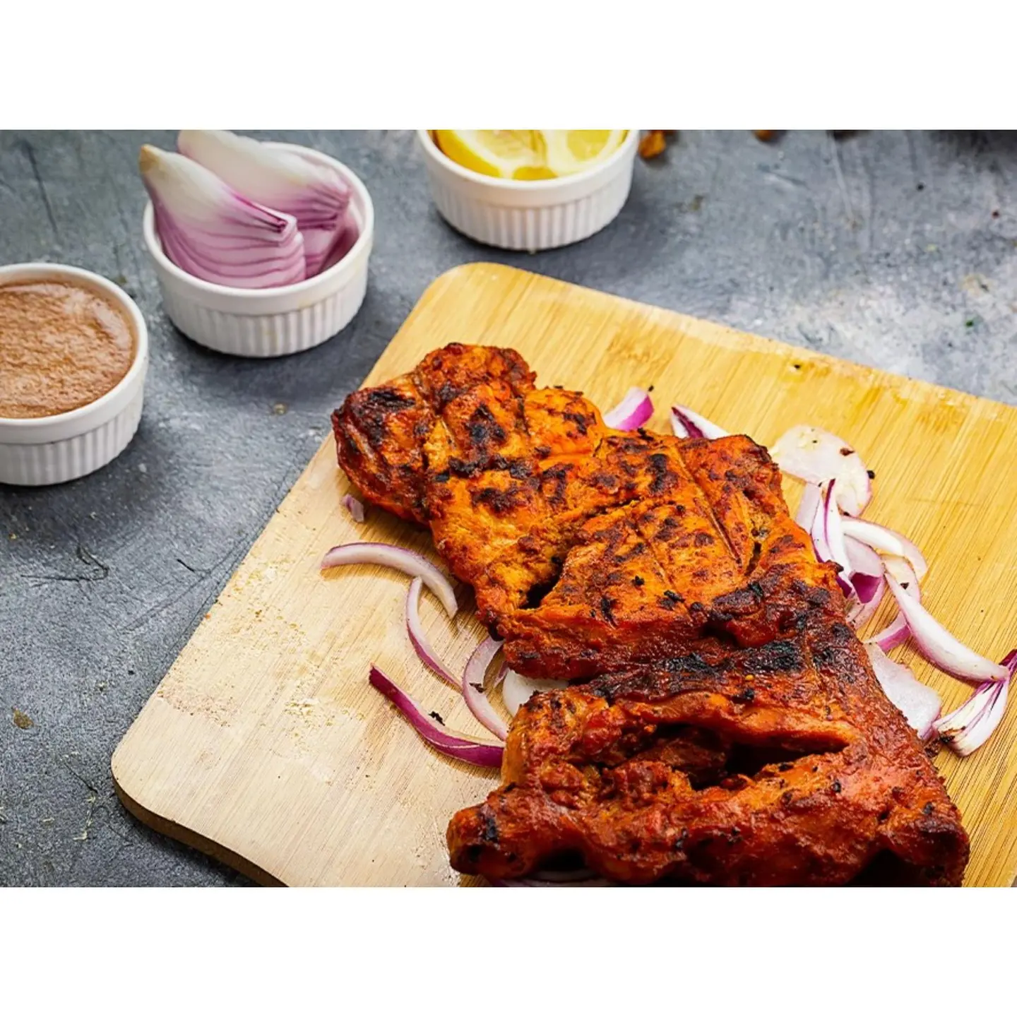 A Piece Of Chicken On Charcoal Without Rice - Nsf Habatan