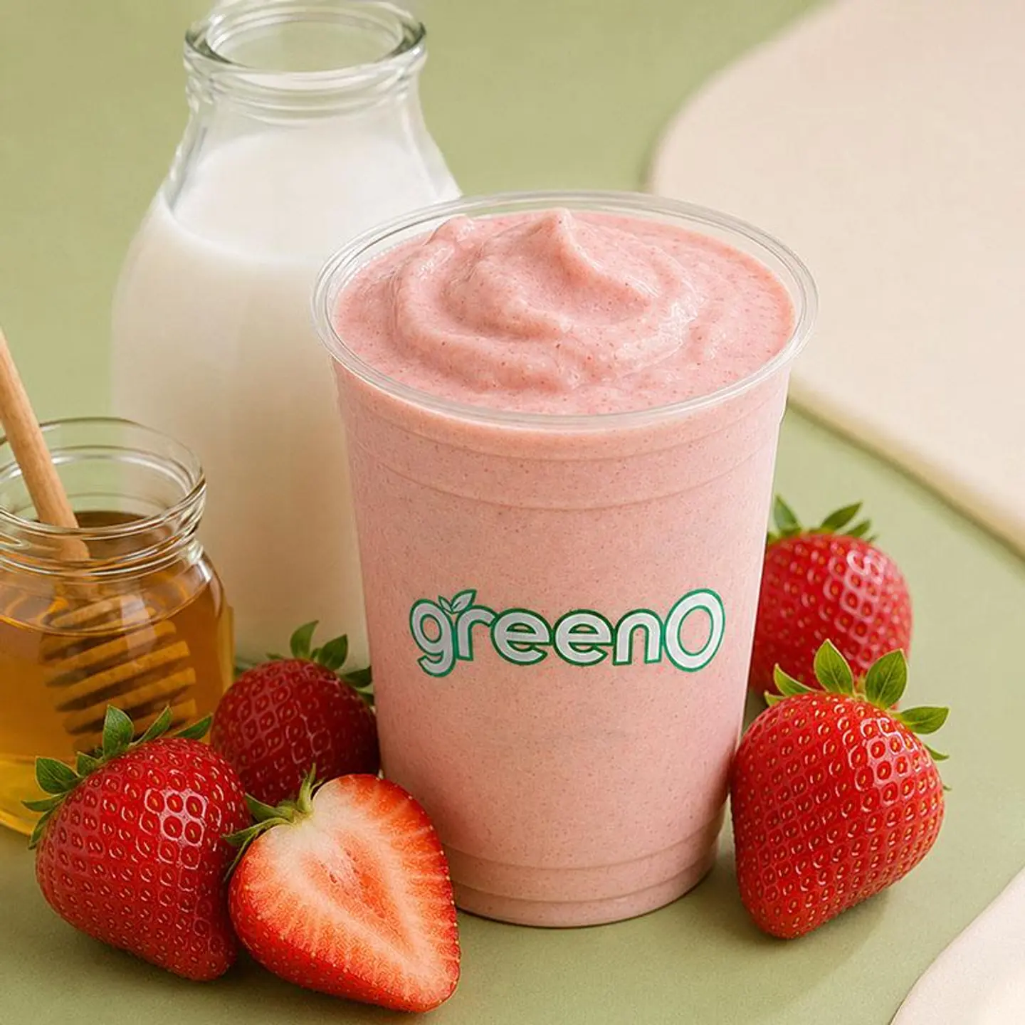 Strawberry Milkshake - 12 Oz