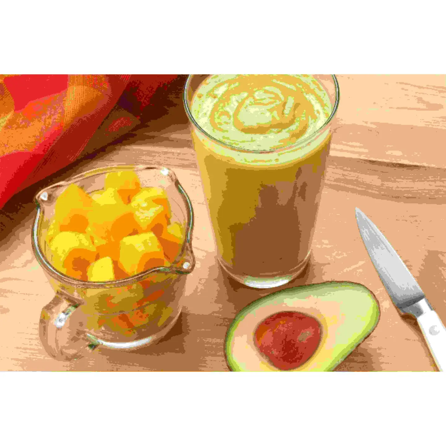 عصير افوكادو مانجو - وسط