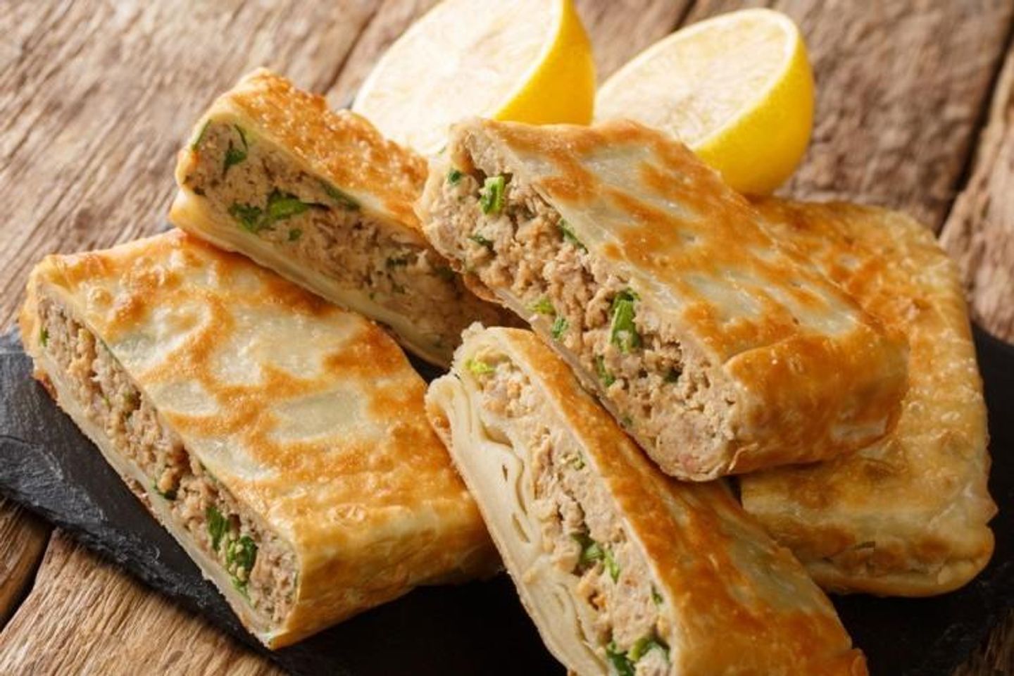 Salty Mutabbak  With Meat - Regular