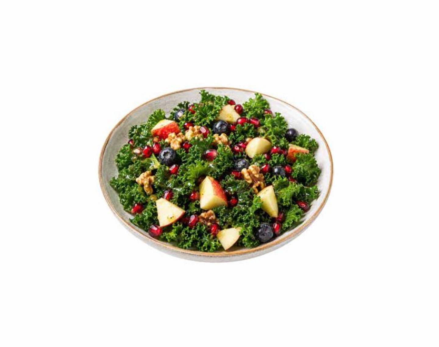 Kale Salad With Fruits - Apple