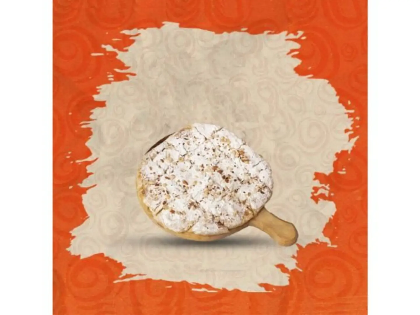 Cream And Nuts Pie - Large