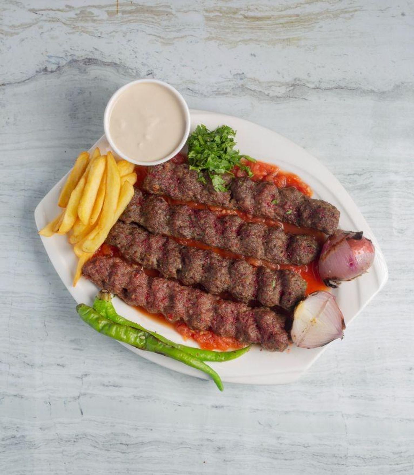 Meat Kebab Khashkhash - For One Person