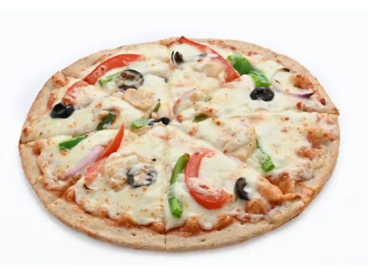 بيتزا خضار مع جبنتين - صغير