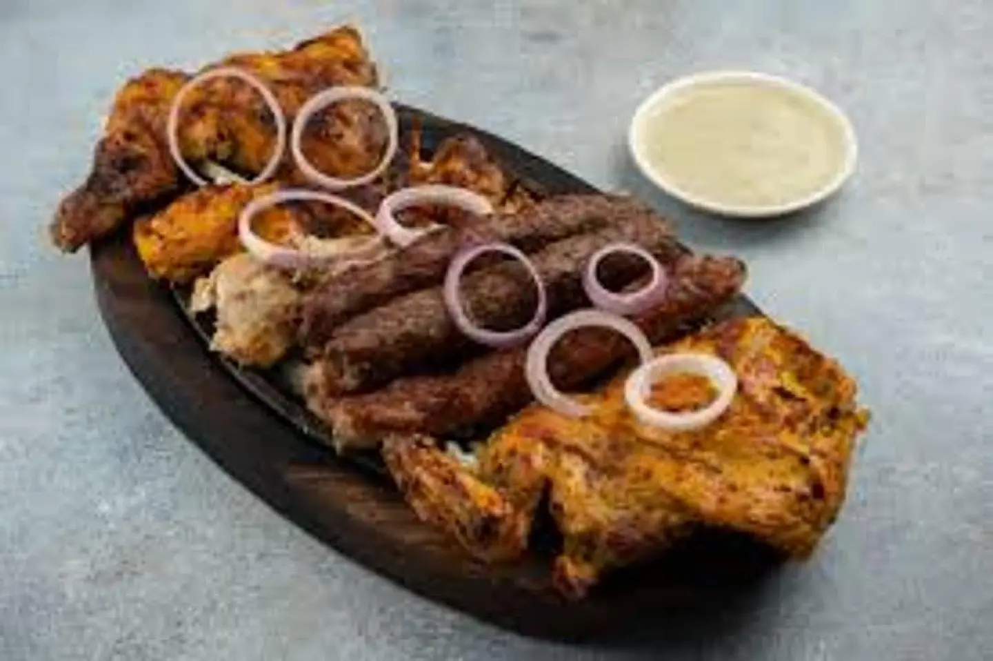 طبق مشويات - نص حبة دجاج