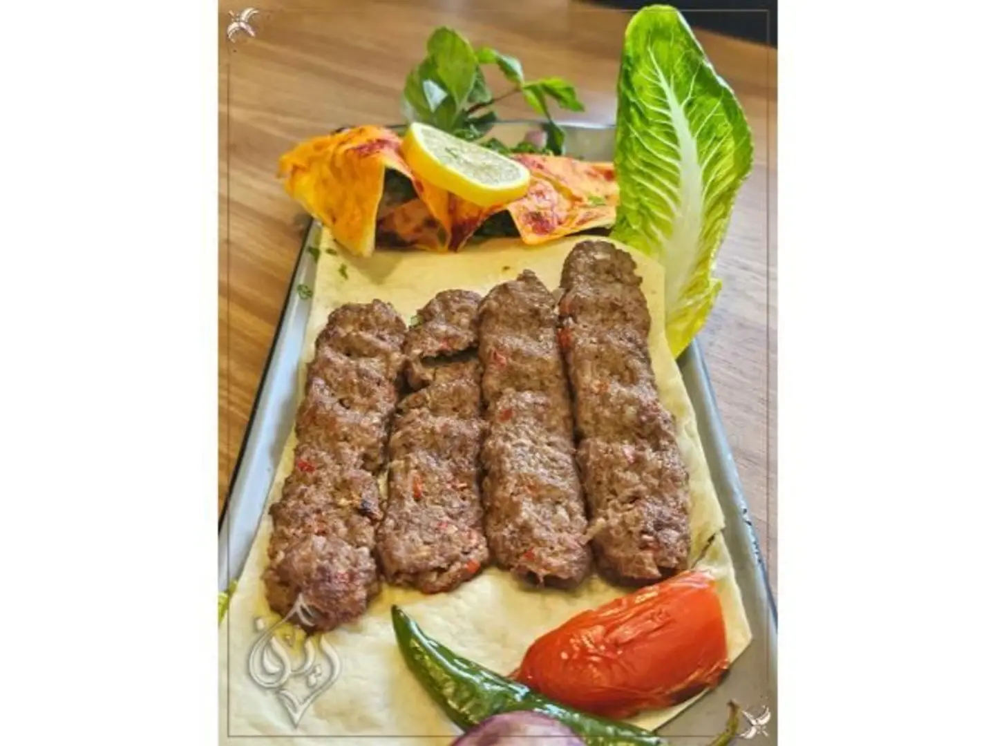 كباب لحم - طبق