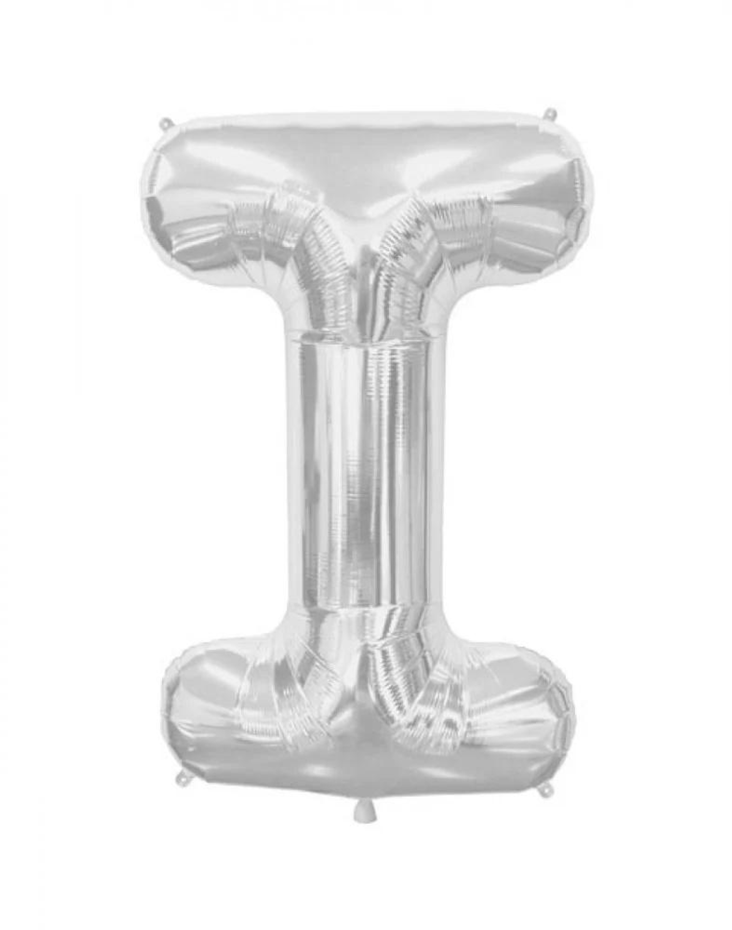 بالون بحرف إ - فضي